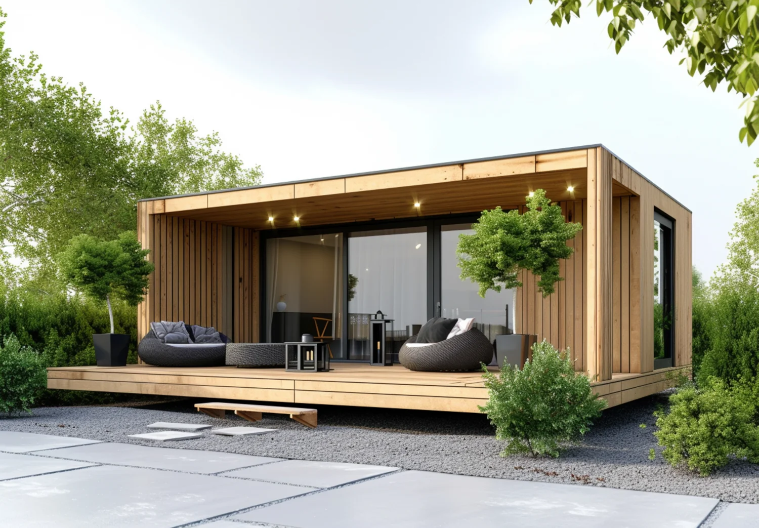 dom z prefabrykatów betonowych